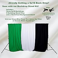 Prism 100% Cotton Extra Thick Green Screen Backdrop 9x18 ft — image 8