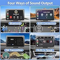 LANGDA 7-inch Portable Carplay Screen for Car — image 5