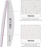 BTYMS 100/180 Grit Nail Files (100 Pcs) — image 3