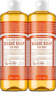 Dr. Bronner's Pure-Castile Tea Tree Soap 16oz 2-Pack Review