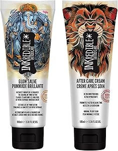 INKredible Glow Salve + Aftercare Tattoo Healing Lotions (2-Pack) Review