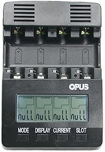 Opus BT-C2400 Battery Charger Analyzer for AA AAA NiMH NiCd Batteries Review