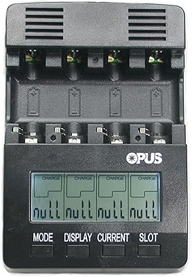 Opus BT-C2400 Battery Charger Analyzer for AA AAA NiMH NiCd Batteries