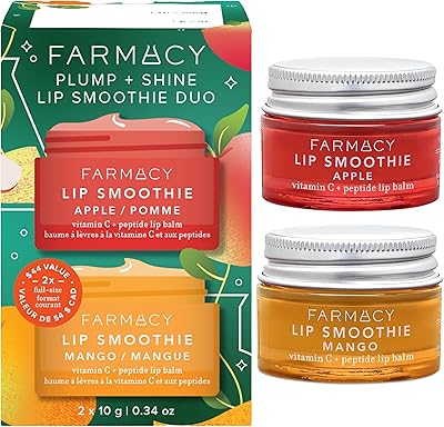 Farmacy Plump + Shine Lip Smoothie Duo - Apple & Mango