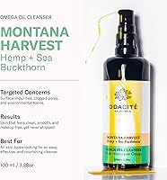 Odacité Montana Harvest Hemp + Sea Buckthorn Omega Oil Cleanser 3.38oz — image 2