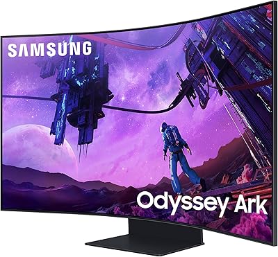 SAMSUNG 55-inch Odyssey Ark 4K UHD 165Hz Curved Gaming Monitor