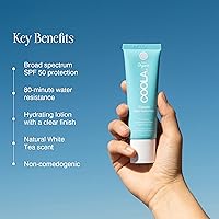 COOLA Organic Face Sunscreen SPF 50 White Tea, 1.7oz — image 3