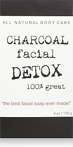 Destiny Boutique Charcoal Facial Soap Detox, 6oz (Pack of 2) Review