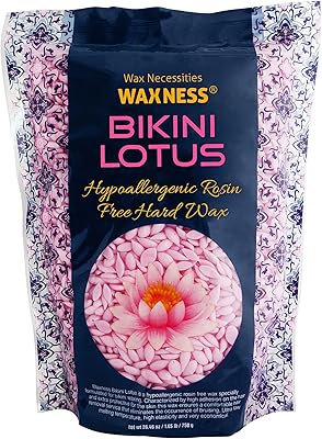 Waxness Premium Rosin Free Bikini Lotus Hard Wax Beads 1.65 lb