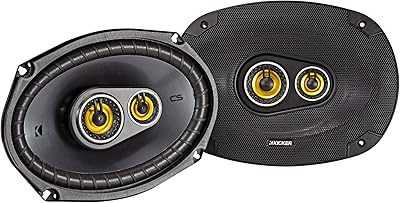 Kicker CS Series 6x9 Inch Car Audio Coaxial Speaker Pair