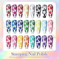 Born Pretty Nail Art Stamping Polish Set (24 Colors) — image 2