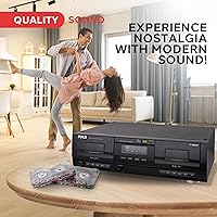 PyleUsa PT659DU.5 Dual Stereo Cassette Tape Deck — image 3