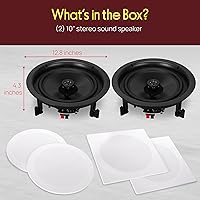 Pyle PDIC16106 10-inch In-Ceiling/In-Wall Speakers — image 7