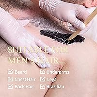 Maxpearl 2.5LB Hard Wax Beads Black for Men — image 2