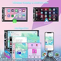 Nideocion 7-inch Wireless Apple CarPlay & Android Auto Car Stereo — image 2