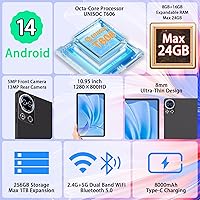 SKYEGG K15 11-inch Android 14 Tablet, 24GB RAM, 256GB Storage — image 2