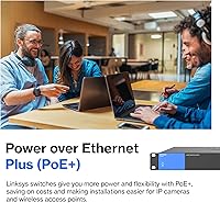 Linksys LGS124P 24-Port Gigabit Unmanaged PoE Switch — image 5