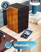 Majority D100 Powered Bookshelf Speakers — image 4