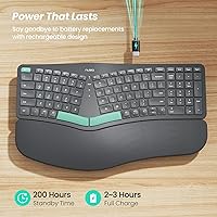 Nulea HD315 Wireless Ergonomic Keyboard — image 3