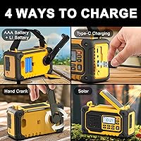 DexScout Crank Emergency Weather Radio 10000mAh — image 3