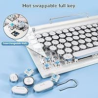 Adventurers Retro Typewriter Keyboard, 75% Layout — image 4