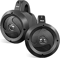 Pyle PLUTV40BK 4-Inch 2-Way Marine Speakers — image 1