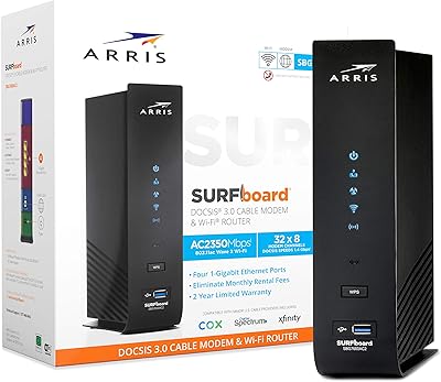 ARRIS SURFboard SBG7600AC2 Cable Modem Router Combo
