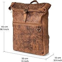 BERLINER BAGS Utrecht XL Vintage Leather Backpack — image 8