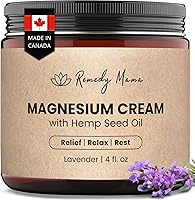 Remedy Mama Magnesium Cream for Sleep, Cramps & Muscle Soreness – Lavender – 4oz — image 1