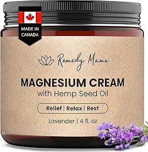 Remedy Mama Magnesium Cream for Sleep, Cramps & Muscle Soreness – Lavender – 4oz Review