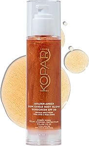 Kopari Sun Shield Body Glow SPF 30, Golden Amber 5 oz Review