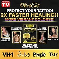 BLACK INK Oxygen Breathable Second Skin Tattoo Aftercare Bandage 25-Pack — image 2