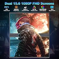 CUIUIC Dual Portable Monitor 15.6″ FHD — image 2