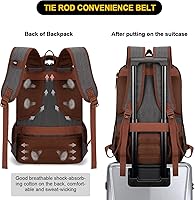 Tzowla Canvas Laptop Backpack 17.3 Inch — image 6