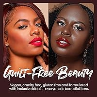 The Lip Bar Vegan Lip Kit - Straight Facts Lip Liner, Rich Auntie Liquid Matte Lipstick, Vixen Lip Gloss — image 3