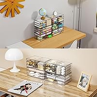 Yieach 3 Pack Clear Storage Drawers with 10 Drawers — image 5