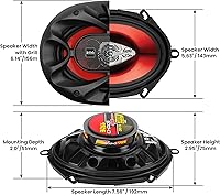 BOSS Audio Systems CH5730 5 x 7 Inch Car Door Speakers — image 6