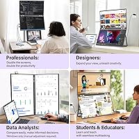 InnoView 23.8″ Dual Monitor 2K QHD Laptop Screen Extender — image 4