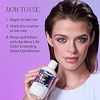 IGK MORE LIFE Color Extending Gloss Shampoo 8 Oz — image 4