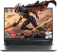 KAIGERR RX16 2025 Gaming Laptop, AMD Ryzen 7 7735HS, 16GB DDR5, 512GB SSD, 16″ FHD — image 1