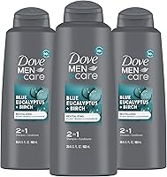 Dove Men+Care 2-in-1 Shampoo & Conditioner Eucalyptus + Birch 20.4 oz — image 1