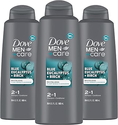 Dove Men+Care 2-in-1 Shampoo & Conditioner Eucalyptus + Birch 20.4 oz