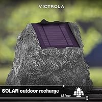 Victrola Outdoor Rock Speaker Pair - Solar Powered, Bluetooth — image 2