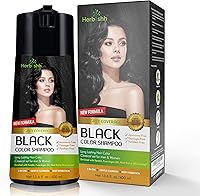 Herbishh Hair Color Shampoo for Gray Hair – Black (400ml) — image 2