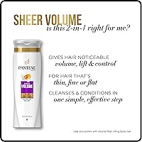Pantene Pro-V Sheer Volume 2 in 1 Shampoo & Conditioner, 20.1 fl oz — image 5