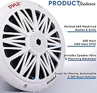 Pyle PLMR6KW 200 Watt Marine Speaker System — image 6