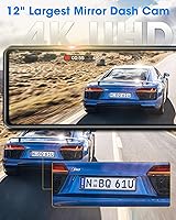 Jansite RM 12″ 4K Mirror Dash Cam — image 2