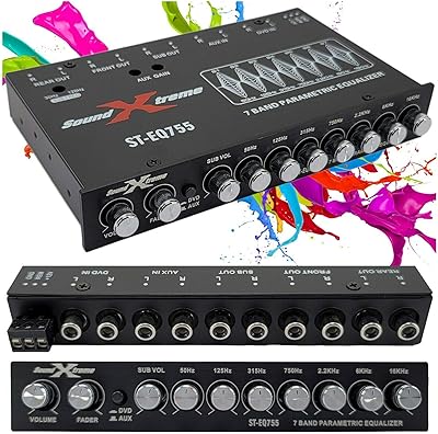 Xtremevision ST-EQ755 7-Band Car Audio Equalizer