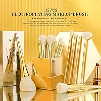DUcare 15-Piece Makeup Brush Set with Holder — image 2