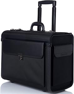 Alpine Swiss Rolling 17″ Laptop Briefcase on Wheels Review